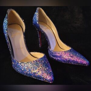 Christian Louboutin Iriza Glitter 100mm 35 1/2